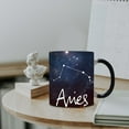 thumbnail image 4 of Cinvoph Twelve Constellations Ceramic Color-Changing Coffee Cups, Coffee Mug Gifts for Birthday Party Wedding Couple, Aries Tea Cup, 4 of 5