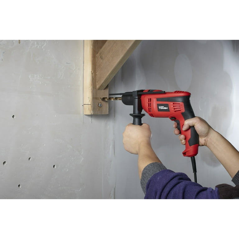 Hyper Tough 6 Amp 1 2 Inch Corded Hammer Drill Keyless Chuck