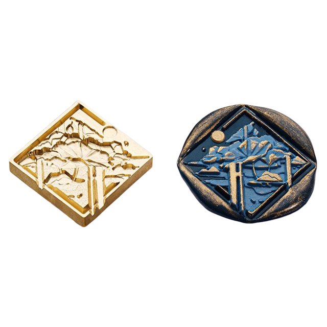 Cabezal de sello de la serie Four Seasons, cabezal de cobre clásico Vintage para tarjeta de boda JShteea El nuevo