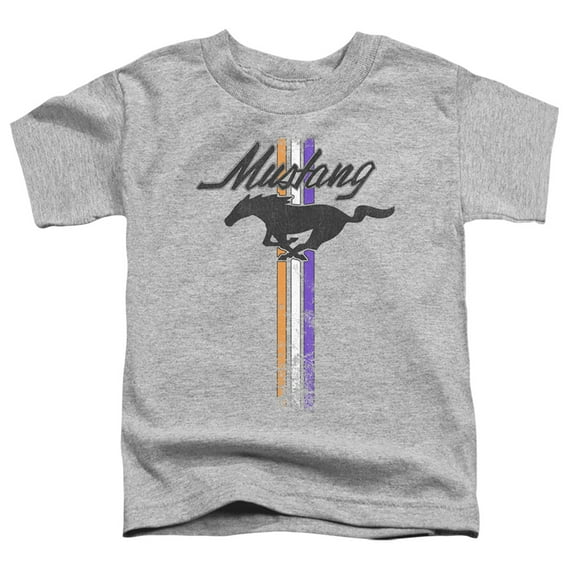 Ford Mustang Mustang Stripes S/S Toddler T-Shirt Athletic Heather