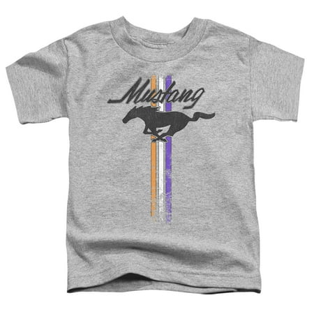 

Ford Mustang Mustang Stripes S/S Toddler T-Shirt Athletic Heather