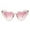 Pink, variant on Womens Peach Heart Sunglasses, Resin Lenses Plastic Frame, Fashion Peach Heart Shaped Sunglasses for Women