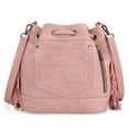 thumbnail image 4 of Wrangler Hobo Bags for Women Designer Bucket Purses Western Shoulder Handbags, Pink, 4 of 7