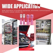 100PCS Red Waterproof Spade Female/Male Heat Shrink Wire Connectors Terminals