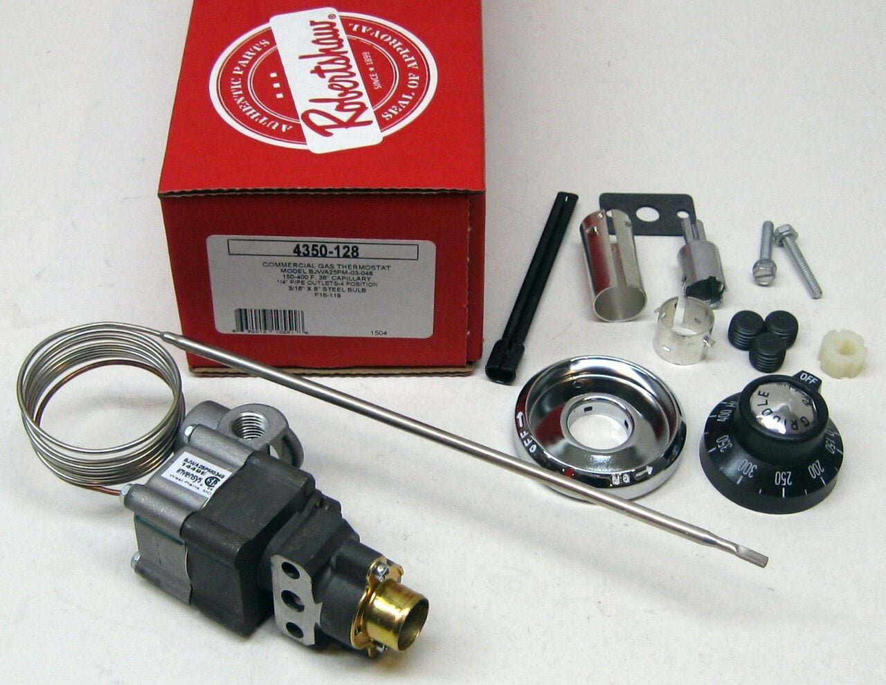 Robertshaw 4350128 4350128 Robertshaw Commercial Gas Oven Thermostat