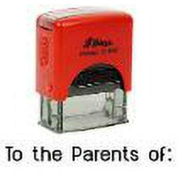 Printtoo To The Parents Of Self Inking Rubber Stamp Pre,Inked Office Stamp, Home Office Business Stationery, 38 x 14 mm, Black