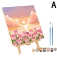 thumbnail image 4 of Paint by Numbers Kit for Adults Kids Canvas with Frame, Pigments, Brushes, DIY Art Craft, 4 of 6