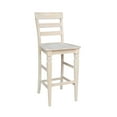 thumbnail image 4 of International Concepts Solid Wood Bar Height Dining Table with 2 Ladder Back Bar-Stools, 4 of 8