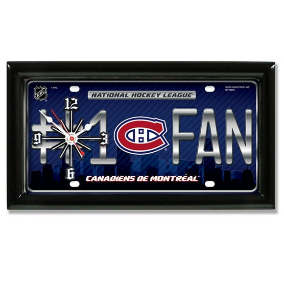 NHL Montreal Canadiens Clock