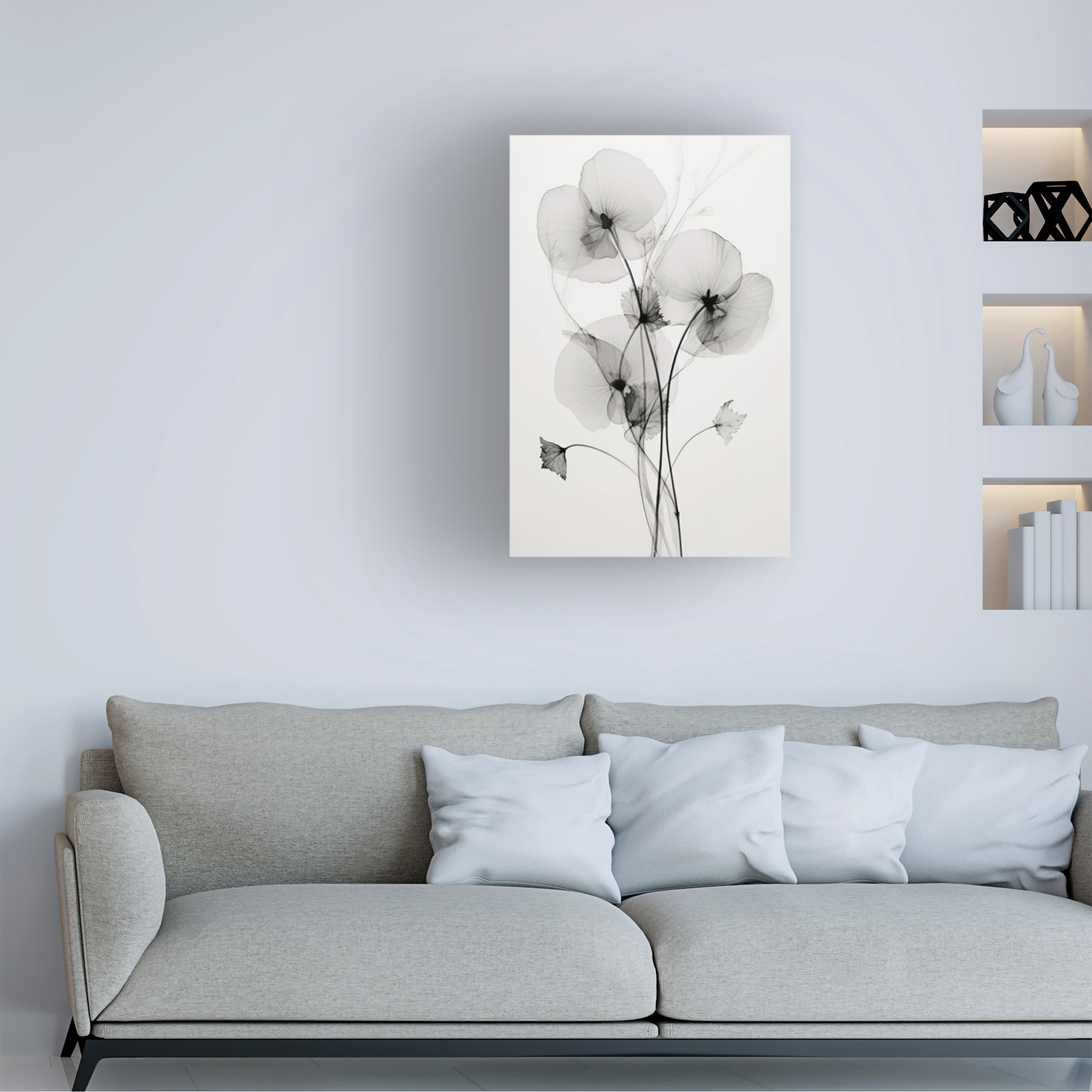 Treechild 'Transparent Botanic No1' Canvas Art