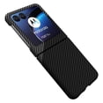 thumbnail image 1 of Motorola Moto Razr 40 Ultra Carbon Fiber Texture Shockproof Magnetic Protective Case, 1 of 7