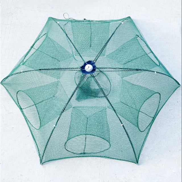 Riforla Filet de Pêche Pliable Type Parapluie pour Homard et Poisson, Cage de Capture pour une Récolte Aquatique Efficace B