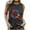 DT-Dark Gray, variant on DailyTrove Women's Tie-Dye Peace Sign Tank Top - Polyester Casual Summer & Festival Wear, Vibrant for Outings