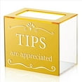 thumbnail image 2 of Rollbacks & More 2X Tip Jars for Money Acrylic Cash Box Donation Bucket Storage Container Suggestion Raffle, 2 of 7
