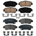 thumbnail image 5 of Detroit Axle - 4pc Brake Pads for 2004-2010 Toyota Sienna, 4 Front and Rear Ceramic Brake Pads 2005 2006 2007 2008 2009 Replacement, 5 of 7