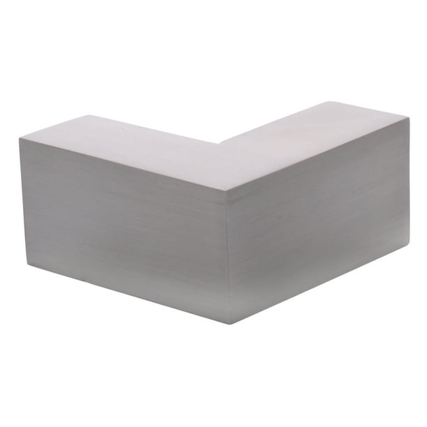 CRL S0GC90BN Brushed Nickel 90 Degree "Sleeve Over" Glass Clamp