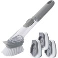thumbnail image 1 of 3in1 Washing-up Brush With Detergent Dispenser, Sponge Brush, 1 of 5