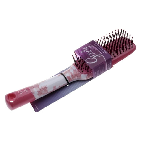 Pink And White Floral Goody Styler Hairbrush For All Hair Lengths