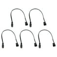 thumbnail image 1 of MasteelfCA 5PCS DC Power to 4-Pin Adapter 12V DC Female to 4pin Computer Fan Splitter Cable, 1 of 8