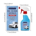 thumbnail image 3 of Car De Icer Spray for Efficient Frost Removal - Robbyrob Klarblick 200ml De Icer Spray Quick Defrost Solution Ice Prevention Winter Car Accessory, 3 of 9