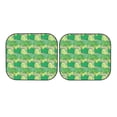 thumbnail image 7 of Goofa Crocodile And Bush Pattern 2 Piece Car Windshield Sun Shade Foldable | Front Windshield Shade for Sun, Heat and UV Rays | Sunshade for Car Front Window-Medium, 7 of 7