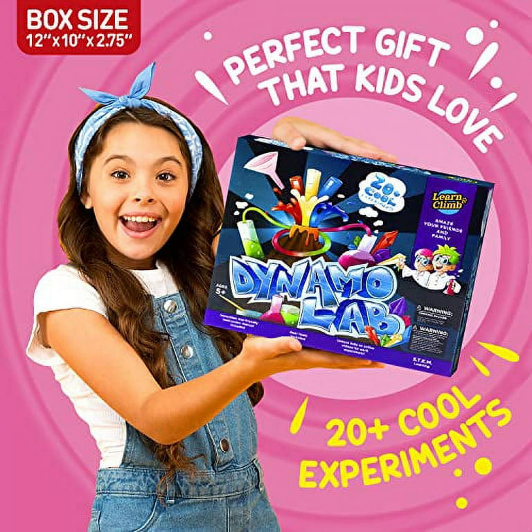 Learn & Climb 21 Science Experiments for Kids - Science Kit Gift Set 