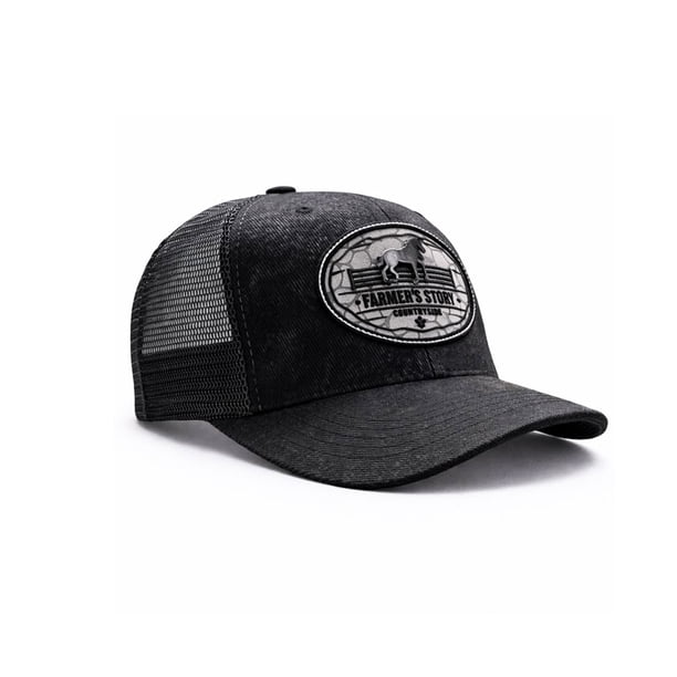 KNITE Gorra Farmer Trucker Countryside gris Hombre Ajustable Estilo Ranch Cap