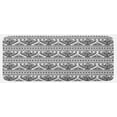 thumbnail image 1 of Black White Kitchen Mat, Prehistoric Art Pattern with Eagle Mystic Culture Folk, Plush Decorative Kitchen Mat with Non Slip Backing, 47" X 19", Black White, by Ambesonne, 1 of 1