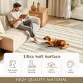 thumbnail image 2 of AIR-Moroccan Boho 3x5 Area Rugs for Entryway - Machine Washable Soft Throw Rug Bohemian Design Non-Slip Carpet for Entrance Living Room Kitchen Bedroom (3‘x5',Beige), 2 of 4