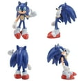thumbnail image 3 of Funnytoys 6PCS/Set 2"-2.8" Sonic the Hedgehog Action Figures Sonic Shadow Knuckles Tails Metal Werehog Characters PVC Model Toy for Cake Toppers Party Flavors, 3 of 9