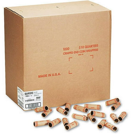 2160600D16 MMF Preformed Tubular Cartridge Wrapper - Heavy Duty - Kraft - Orange