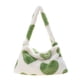 thumbnail image 2 of Bolsa Bolso de hombro de felpa con estampado de amor retro para mujer, bolso de mano de color de invierno (verde) JShteea Para Estrenar, 2 of 9