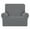 Dark gray, variant on Stretch Single Sofa Slipcover 1 Piece Couch Sofa Cover (35.4"-55") Furniture Protector 1 Seater Sofa with Elastic Bottom for Kids,Pet Dog, Jacquard Pattern, Dark Gray