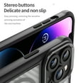thumbnail image 5 of for iPhone 13 Pro Back Case, Luxury Carbon Fiber Clear Back Silicone Bumper Frame Ultra Slim Drop Protection Shockproof Lightweight Phone Case Cover for iPhone 13 Pro, Black, 5 of 9