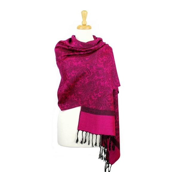 Paisley Jacquard Pashmina Shawl Wrap Scarf Stole