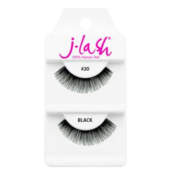 J Lash Daily Eyelashes - #20 Black