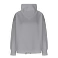thumbnail image 7 of hotojiny Womens Sweatshirt Casual Long Sleeve Lightweight Turtleneck Sweatshirts Solid Color Loose Pullover Tops, 7 of 7