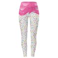 thumbnail image 4 of Shadoumai Womens Easter Leggings Cute Eggs Graphic High Waist Yoga Pants Tummy Control Workout Running Leggings, 4 of 4