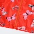 thumbnail image 6 of Hotiary Spring and Autumn Butterfly Pattern Zip Up Casual Coat Toddler Kids Thin and Light Hooded Jacket with Pockets for Girls 1-8 Years, 6 of 10