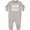 AC-Heather Grey, variant on No Place Like Home Except for Mimi's & Pop Pop's House Baby Fleece Romper