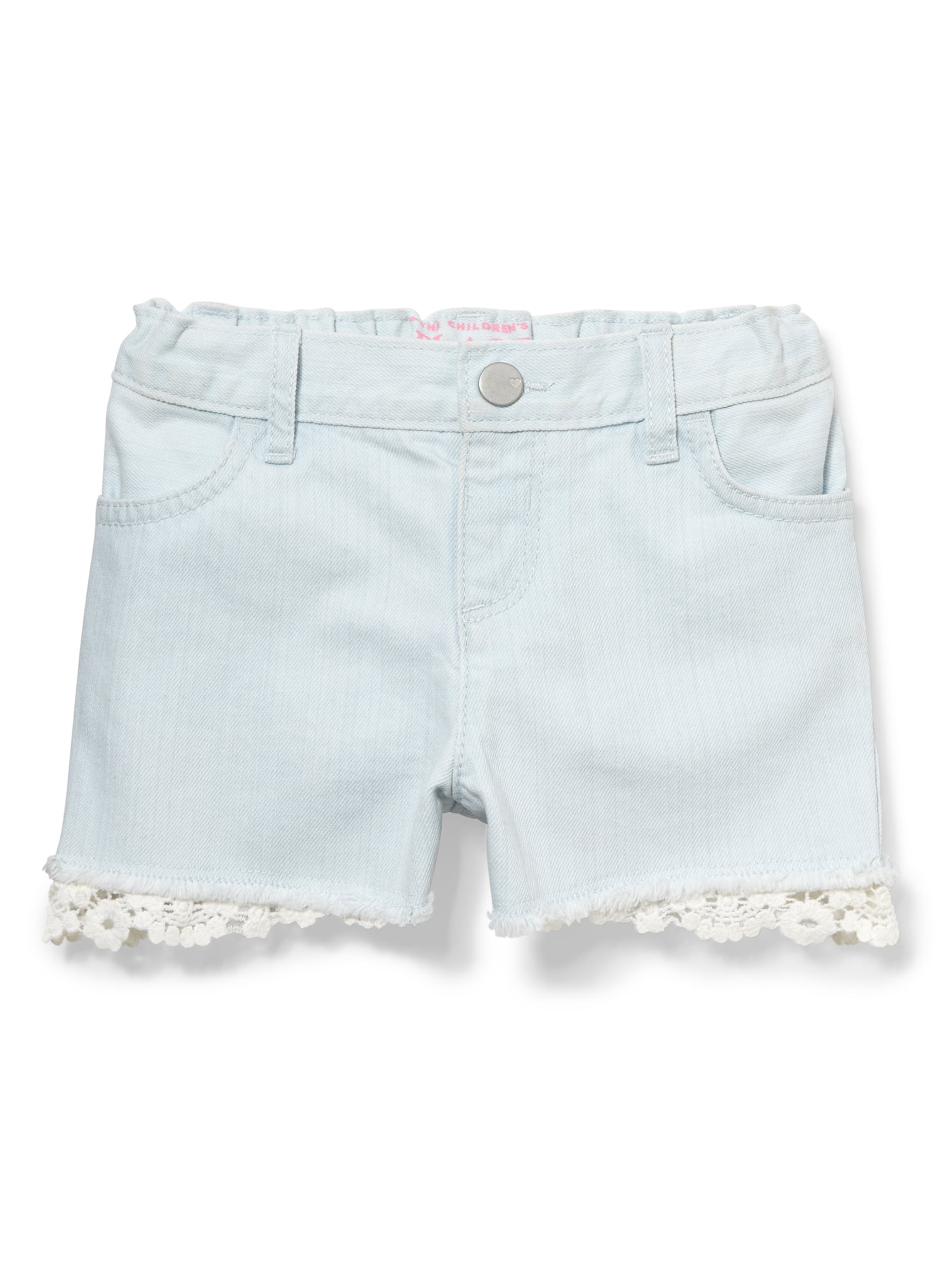 The Childrens Place Baby Girls Denim Mini Shorts