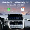 thumbnail image 5 of ZWNAV Ultra Narrow 10.25 inch 1920 * 720 Car Radio for Lexus NX 2018-2020 Linux CarPlay Multimedia Screen Audio Stereo Upgrade Touch Screen Bluetooth Head Unit, 5 of 11