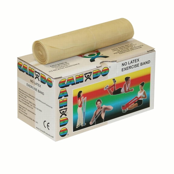 CanDo Latex Free Exercise Fitness Band Roll - 6 Yard