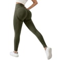 thumbnail image 4 of Holzkary 3D Compression Leggings Women Push Up Sculpting Fitness Pants for Workout,Yoga,Daily Wear High Waisted Tummy Control Gym Trousers Seamless Scrunch Butt Yoga Pants Skin-Friendly Sport Tight, 4 of 7