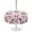 Pink, variant on Outdoor Tablecloth with Umbrella Hole for Patio/Picnic/Party/Camping, Cute Bow Cow Waterproof Table Cloth Round Cover Washable, Pink Buffalo Plaid Farmhouse Cute Animals (Dia 60")