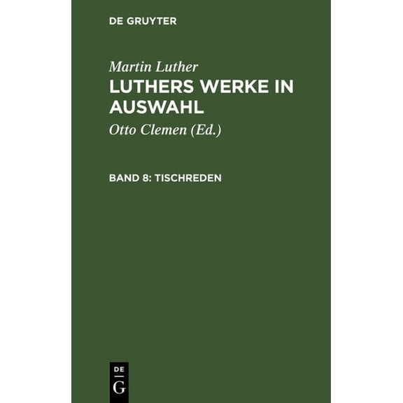 Tischreden, (Hardcover)