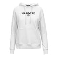 thumbnail image 2 of Women's Levelwear White Nashville Predators Adorn City Capsule Pullover Hoodie, 2 of 3