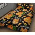 thumbnail image 2 of Juego de Cama Colcha Orange Ice Orance Juice Pattern, 2 of 5