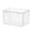 Clear, variant on Tyeign Large Bread Box for Countertop, Airtight Clear Plastic 8.4X5.8X5" Keeper, Fresh-Lock Storage for Homemade Loaf, Pastries, Snacks, Rv & Dorm Pantry Organization, 1*Storage Box