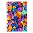 thumbnail image 7 of FORMRS 1-Subject Spiral Notebook 8" x 5" College Ruled 60 Refillable Sheet A5 Hard Cover, Colorful Leaves, 7 of 7